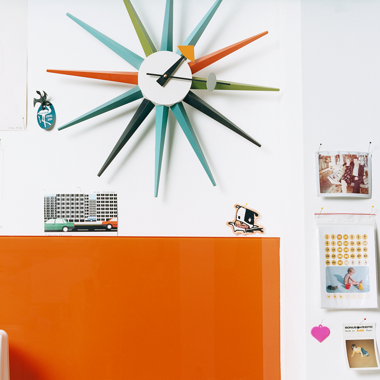 Gorge Nelson ドイツ製ムーブメント　SUNBURST CLOCK Gorge Nelson ドイツ製ムーブメント SUNBURST CLOCK Sunburst