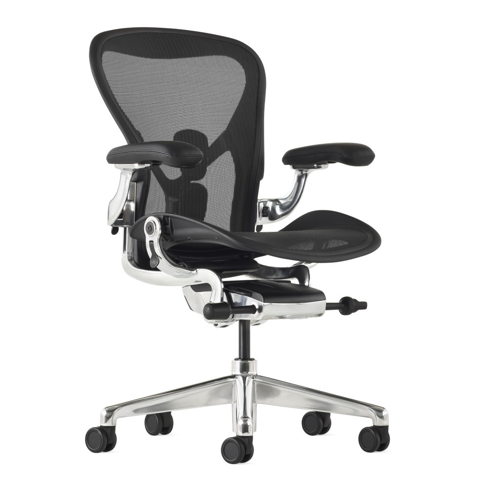 Herman Miller Aeron Onyx Executive Size B Office Chair Fast Delivery