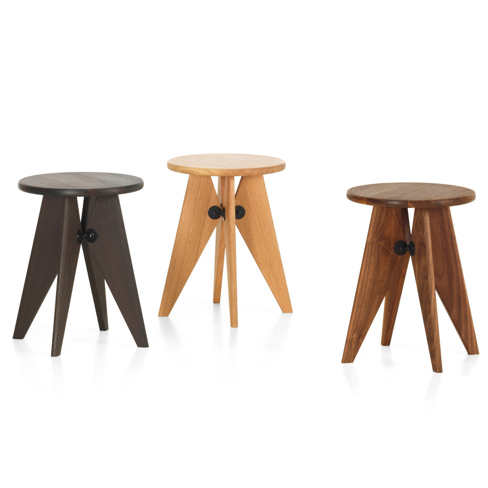 Vitra Tabouret Bois Stool Original Prouve Design