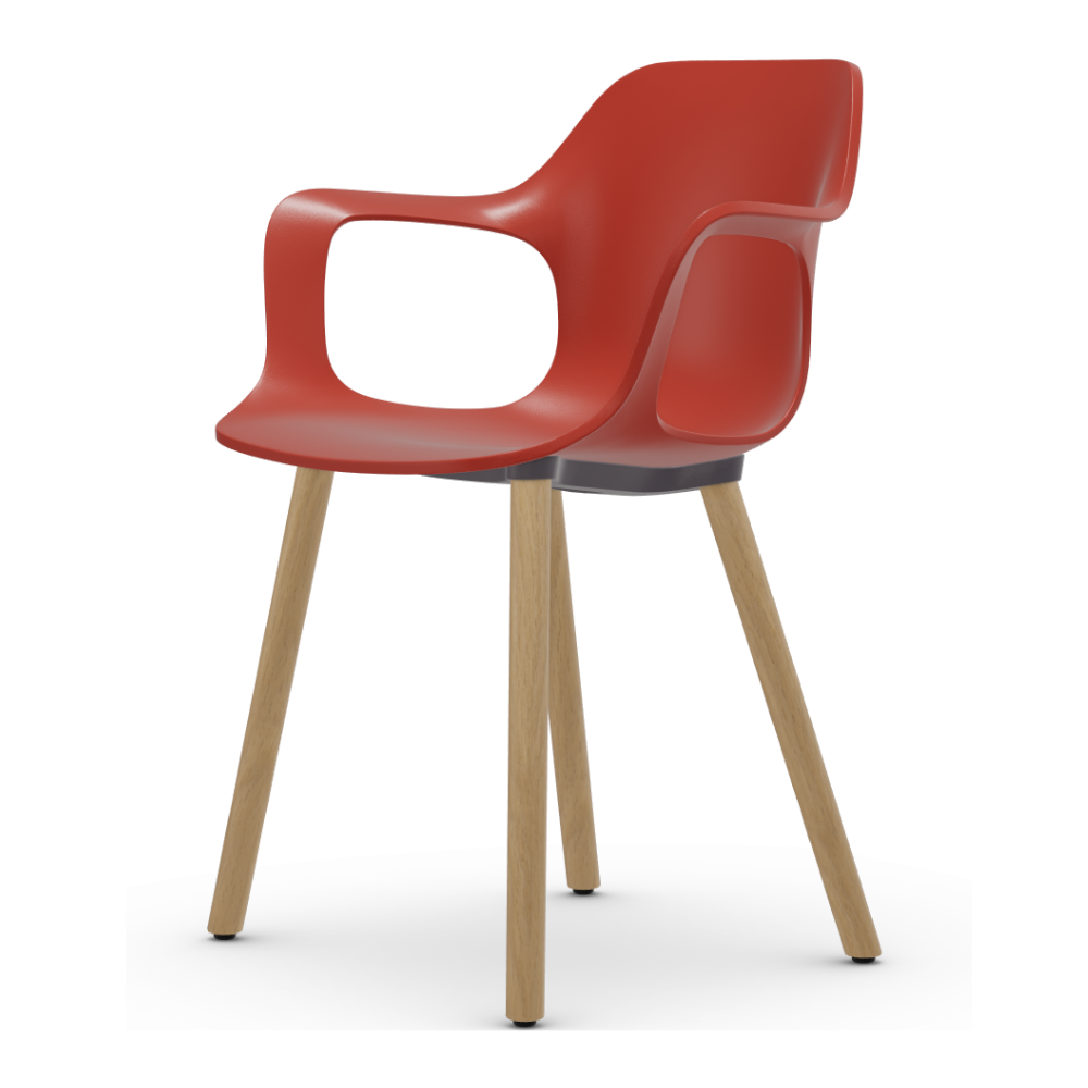 Vitra HAL RE Armchair Wood