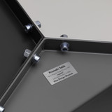 A close up of a Vitra Prismatic Coffee Table against a white sweep