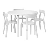 Artek Chair 69 around a table against a white background