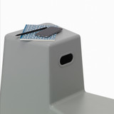 A close up of a Vitra Stool-Tool against a white background