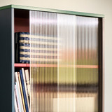 HAY Colour Cabinet Tall filled with items