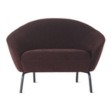 NaughtOne Ever Lounge Chair with metal legs