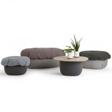 Offecct Souffle Ottomans against a white background