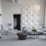 Offecct Souffle Ottoman in a lounge area
