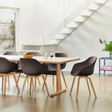 HAY About A Chair AAC 222s around a table