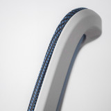 Herman Miller Verus Mesh Back Office Chair with Blue Grotto backrest close up