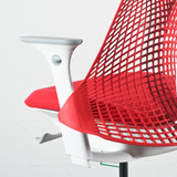 Herman Miller Sayl Red / Polished Base Office Chair | Re-Lived