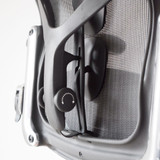 Herman Miller Aeron Size B Graphite  with polished frame and base - re-lived