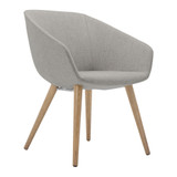 Elite Lumo Chair with Wooden legs against a white background