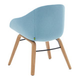 NaughtOne Always Chair with wood base against a white background