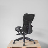 Herman Miller Mirra 2 chair, Graphite , Re-Lived  rear angle