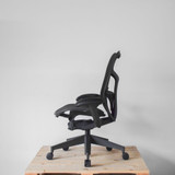 Herman Miller Mirra 2 chair, Graphite , Re-Lived  side profile