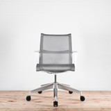 Herman Miller Setu Chair Slate Grey / White Frame and Alloy Base | Re-Lived