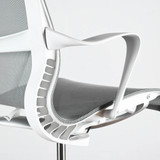 Herman Miller Setu Chair Slate Grey / White Frame and Alloy Base | Re-Lived