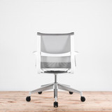 Herman Miller Setu Chair Slate Grey / White Frame and Alloy Base | Re-Lived