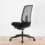 Herman Miller Verus Black Mesh No Arms Office Chair | Re-Lived