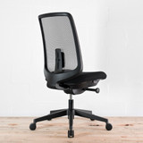 Herman Miller Verus Black Mesh No Arms Office Chair | Re-Lived