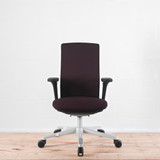 HAG Futu 1100 Aubergine Mesh Office Chair 3D Arms| Re-Lived