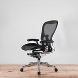 Herman Miller Aeron Onyx / Polished Chair | Re-Lived