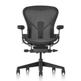 Herman Miller Aeron Chair in Graphite colour size B 