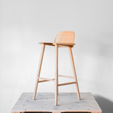 Muuto Nerd Bar Stool Oak | Re-Lived Muuto Nerd Bar Stool Oak | Re-Lived