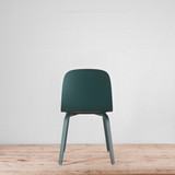 Muuto Visu Side Chair Wood - Dark Green | Re-Lived