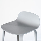 Muuto Visu Bar Stool Wood - Light Blue | Re-Lived