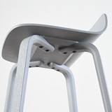 Muuto Visu Bar Stool Wood - Light Blue | Re-Lived