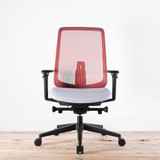 Herman Miller Verus Poppy Mesh / Black Frame and Base Office Chair | Re-Lived