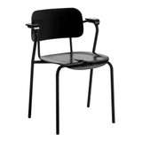 Artek Lukki Dining Chair in Black