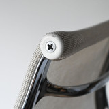 Vitra Eames EA 101 White Mesh with Polished Base Chair - Re-Lived back edge
