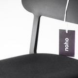 Noho Lightly Chair - Black Upholstered | Re-Lived seat upholstery