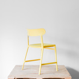 Noho Lightly Chair - Yellow Upholstered | Re-Lived