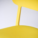 Noho Lightly Chair - Yellow Upholstered | Re-Lived