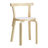 Artek Chair 68 with white seat Artek Chair 68 with white seat