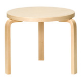 Artek Side Table 90D in Birch