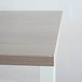 Herman Miller Nevi FIXED Height Desk 1600 x 800mm - Acacia / White| Re-Lived