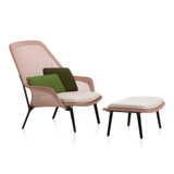 Vitra Slow Chair Knit in Red/Cream