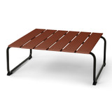 Mater Ocean Outdoor Lounge Low Table in Burnt Red