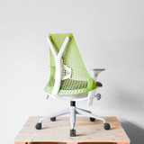 Herman Miller Sayl Green Apple Office Chair | Re-Lived Herman Miller Sayl Green Apple Office Chair | Re-Lived