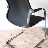 Vitra Unix Meeting Chair - Black Mesh - Re-Lived