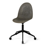 Mater Eternity Swivel Chair in Coffee Waste Dark