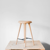 Mater High Stool Leather Upholstery 69cm Seat Height | Re-Lived Mater High Stool Leather Upholstery 69cm Seat Height | Re-Lived