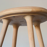 Mater High Stool Leather Upholstery 69cm Seat Height | Re-Lived Mater High Stool Leather Upholstery 69cm Seat Height | Re-Lived