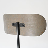 Mater Earth Stool 69cm Seat Height with Backrest Coffee Waste Dark | Re-Lived