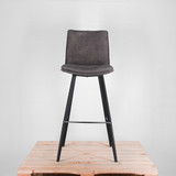 Gallery Palmer Stool - Grey | Re-Lived