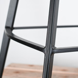 Gallery Palmer Stool - Grey | Re-Lived